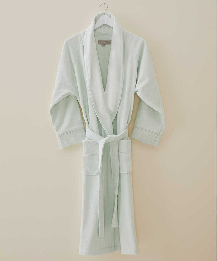 Premium Cotton Bathrobe Fresh, mint, size L