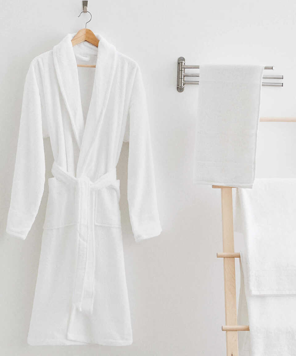 Hotel Collection Bathrobe, 100% Premium Cotton, L/XL