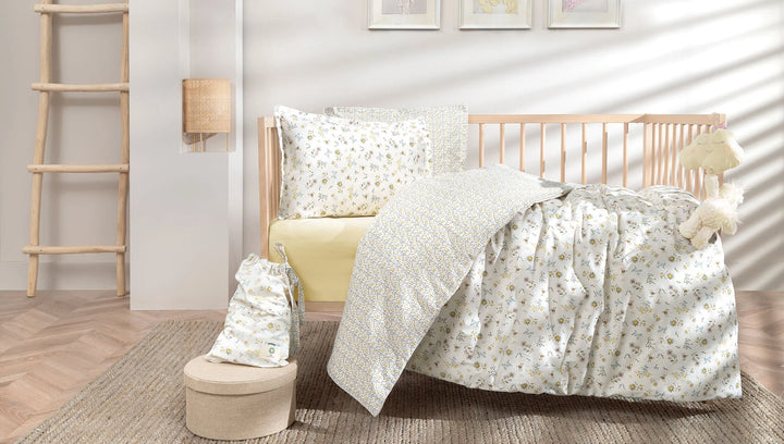 Baby Bedding Set Hermal, for Crib, 100% Organic Cotton, 100x150 cm