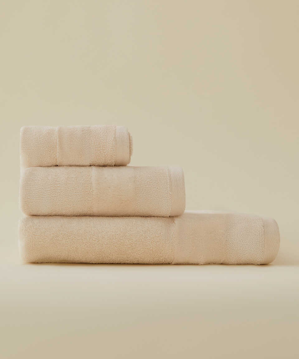 Premium Cotton Towel Fresh, beige, 50x90 cm