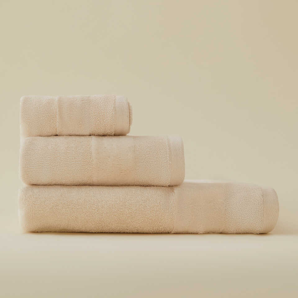 Premium Cotton Towel Fresh, beige, 50x90 cm