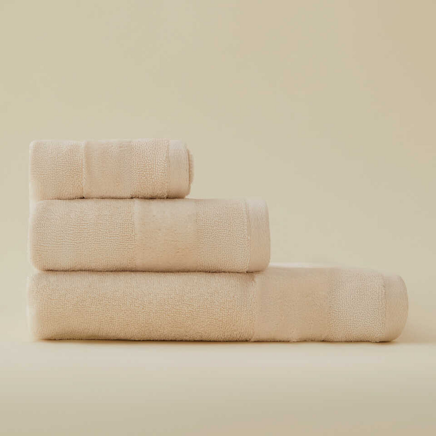 Premium Cotton Towel Fresh, beige, 30x50 cm