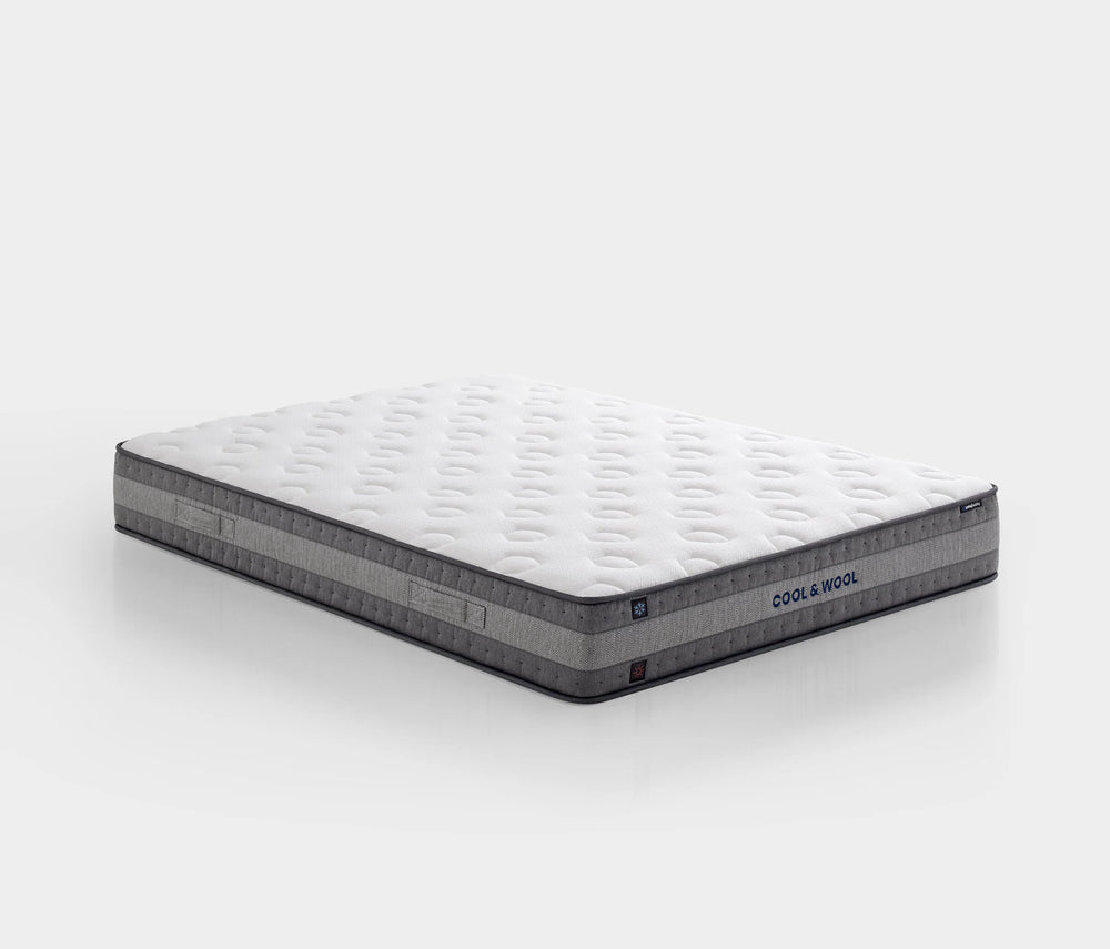 Cool & Wool Mattress, Medium Firm, Pocket Spring, Double-Sided/Thermoregulatory, 90x200 cm