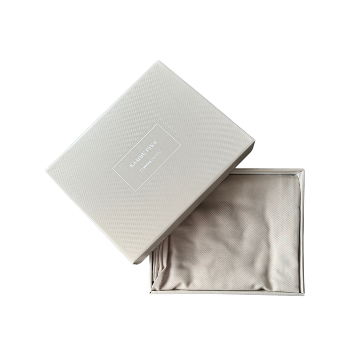Bamboo Luxury Throw Blanket Anders, Beige, 200x220 cm