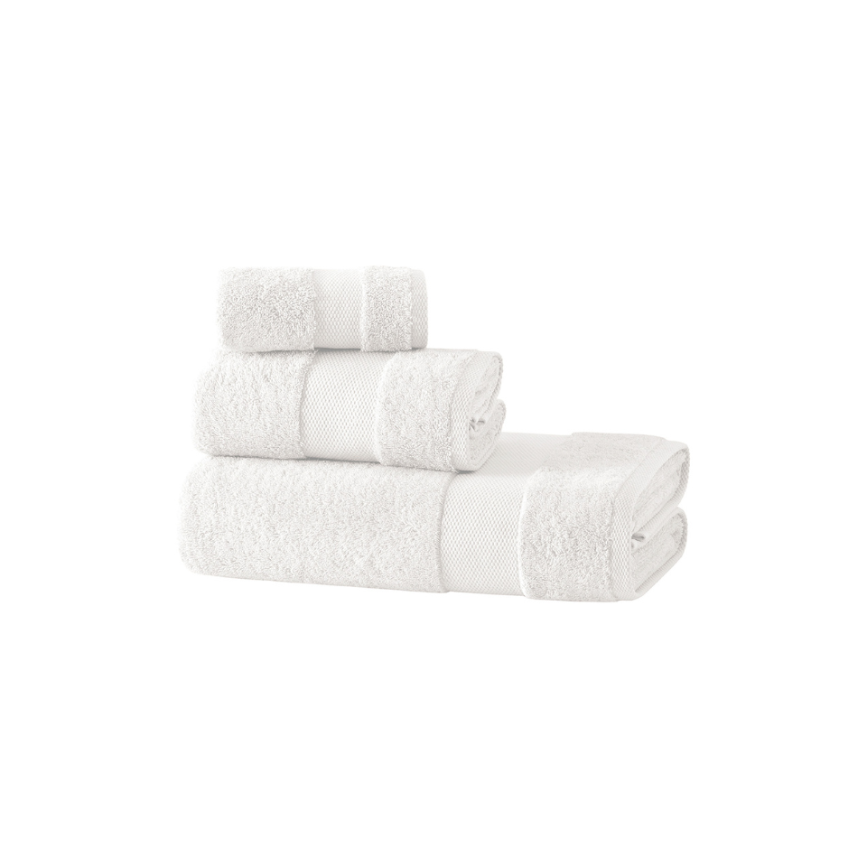 Classic Towel Essentials, 100% Cotton Jersey, White, 30x50 cm