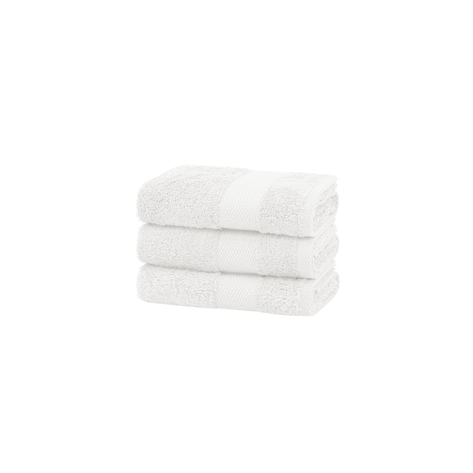 Classic Towel Essentials, 100% Cotton Jersey, White, 30x50 cm