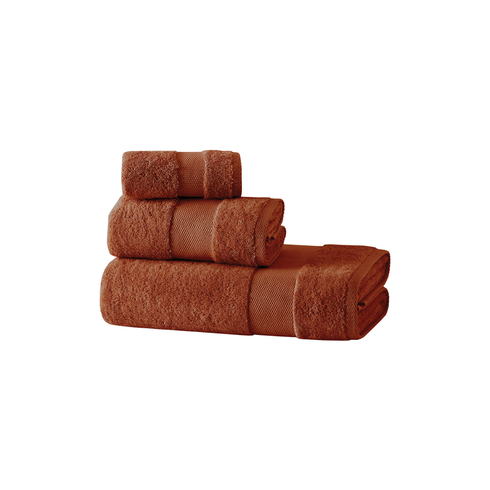Classic Towel Essentials, 100% Cotton Jersey, Brick, 50x90 cm
