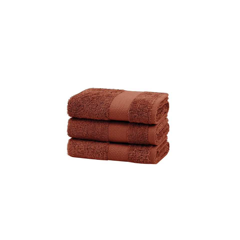 Classic Towel Essentials, 100% Cotton Jersey, Brick, 30x50 cm