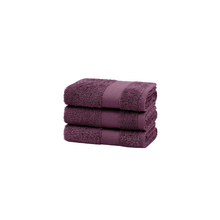 Classic Towel Essentials, 100% Cotton Jersey, Purple, 30x50 cm