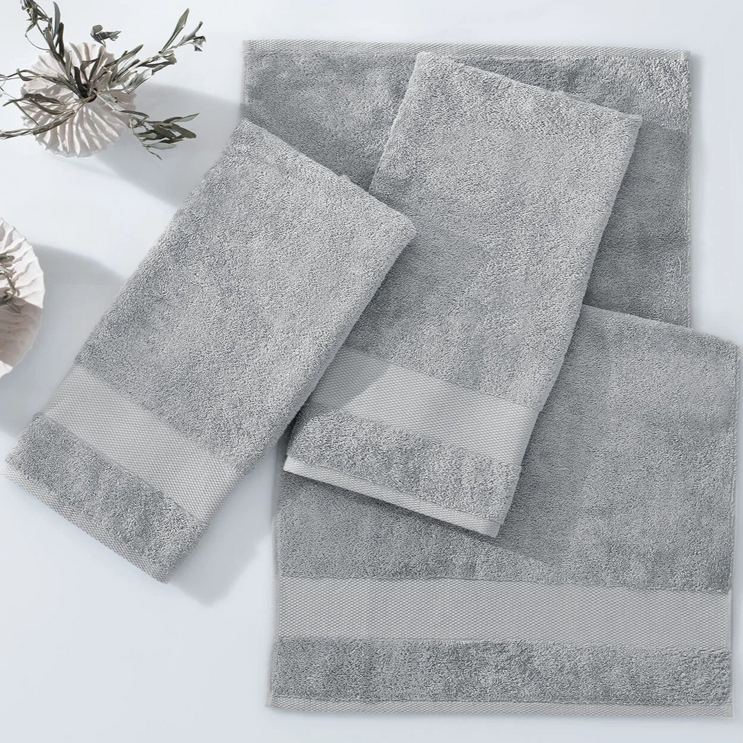 Classic Towel Essentials, 100% Cotton Jersey, Grey, 50x90 cm