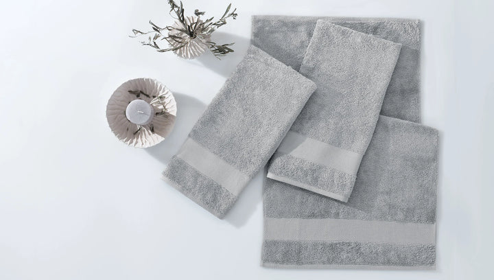 Classic Towel Essentials, 100% Cotton Jersey, Grey, 50x90 cm