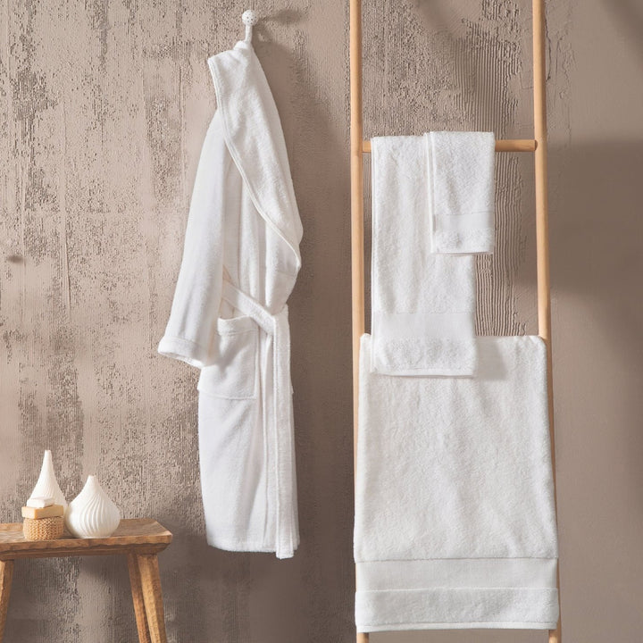 Classic Towel Essentials, 100% Cotton Jersey, White, 30x50 cm