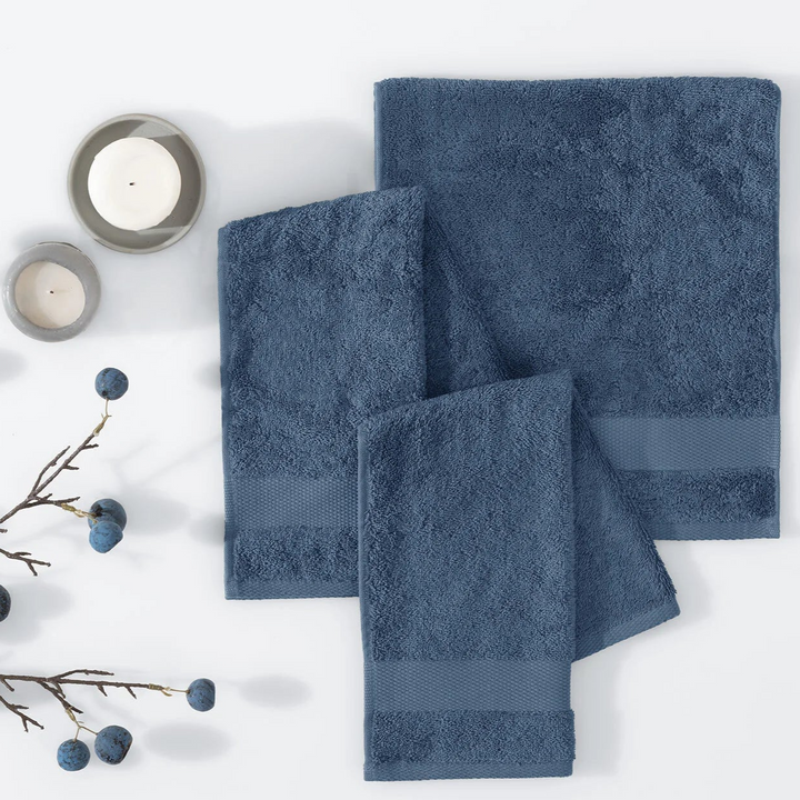 Classic Towel Essentials, 100% Cotton Jersey, Navy, 30x50 cm