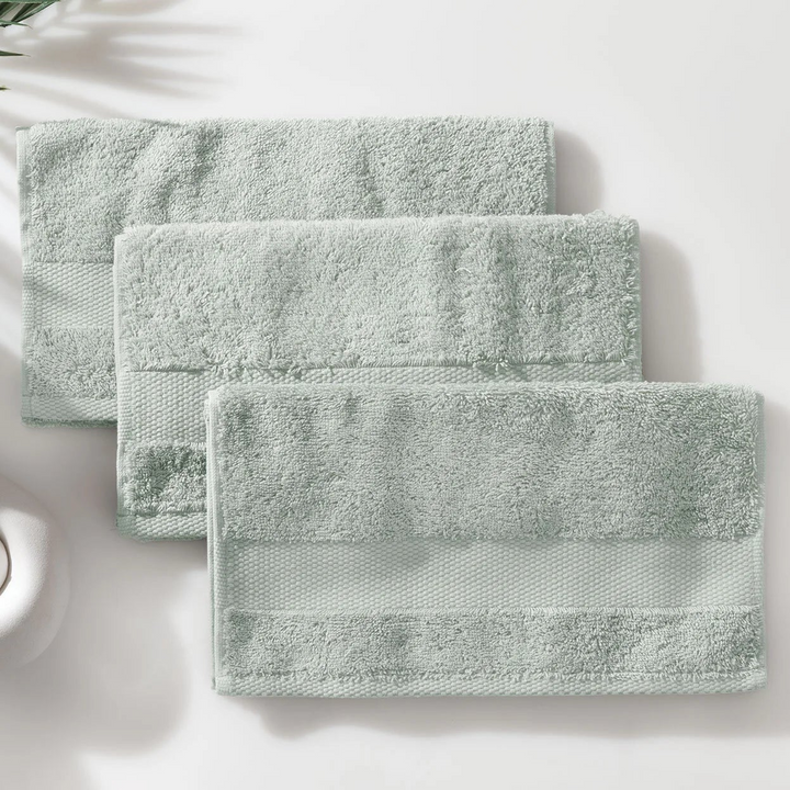 Classic Towel Essentials, 100% Cotton Jersey, Light Green, 30x50 cm