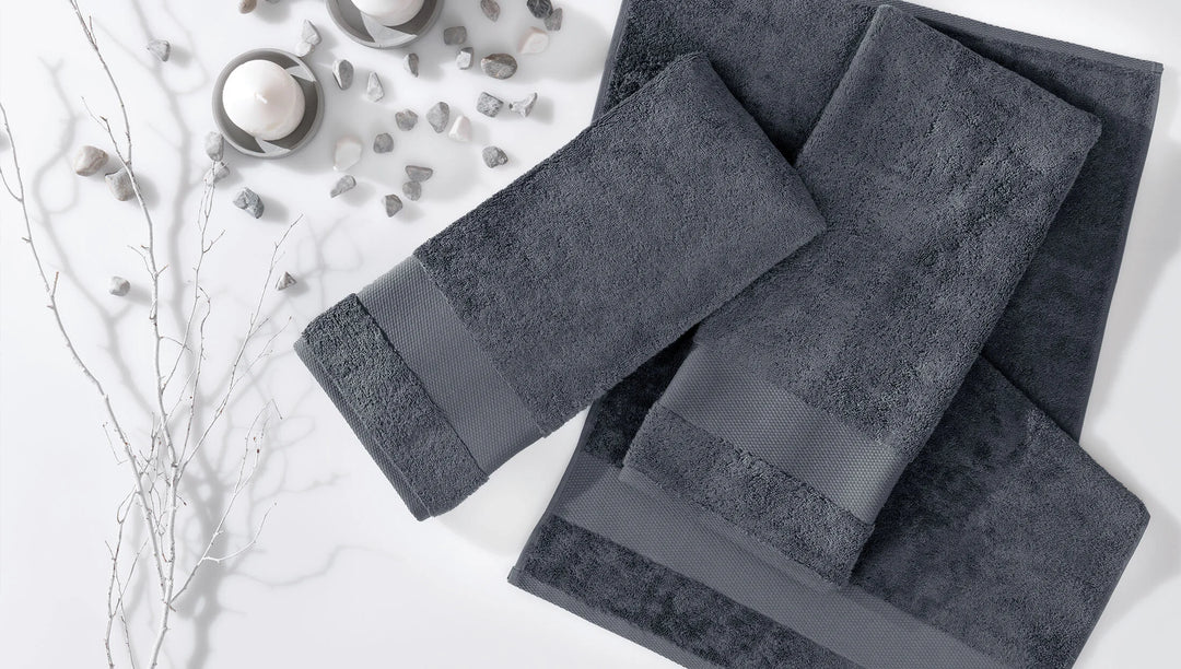 Classic Towel Essentials, 100% Cotton Jersey, Anthracite, 50x90 cm