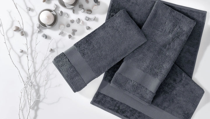 Classic Towel Essentials, 100% Cotton Jersey, Anthracite, 50x90 cm
