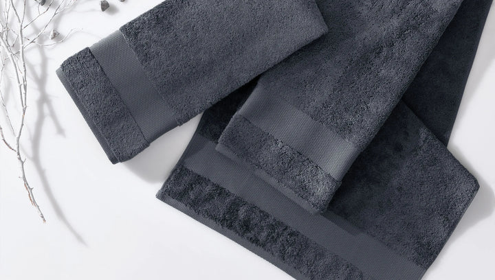 Classic Towel Essentials, 100% Cotton Jersey, Anthracite, 50x90 cm