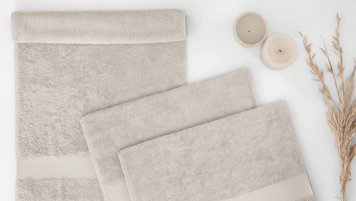 Classic Towel Essentials, 100% Cotton Jersey, Beige, 50x90 cm