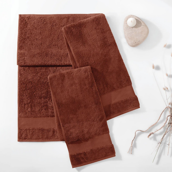 Classic Towel Essentials, 100% Cotton Jersey, Brick, 50x90 cm