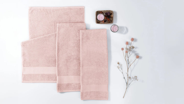Classic Towel Essentials, 100% Cotton Jersey, Pink, 50x90 cm