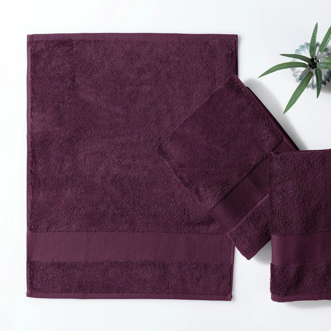 Classic Towel Essentials, 100% Cotton Jersey, Purple, 50x90 cm