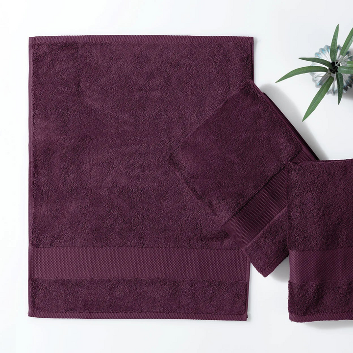 Classic Towel Essentials, 100% Cotton Jersey, Purple, 50x90 cm