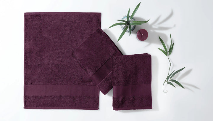 Classic Towel Essentials, 100% Cotton Jersey, Purple, 50x90 cm