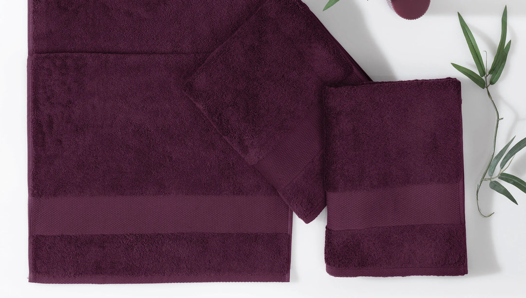 Classic Towel Essentials, 100% Cotton Jersey, Purple, 50x90 cm