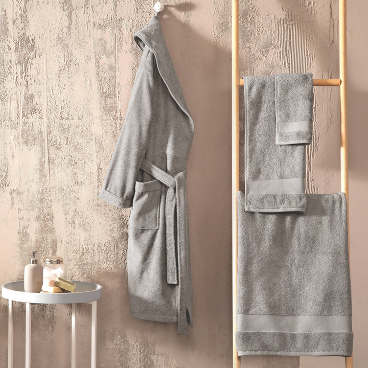 Classic Towel Essentials, 100% Cotton Jersey, Grey, 30x50 cm