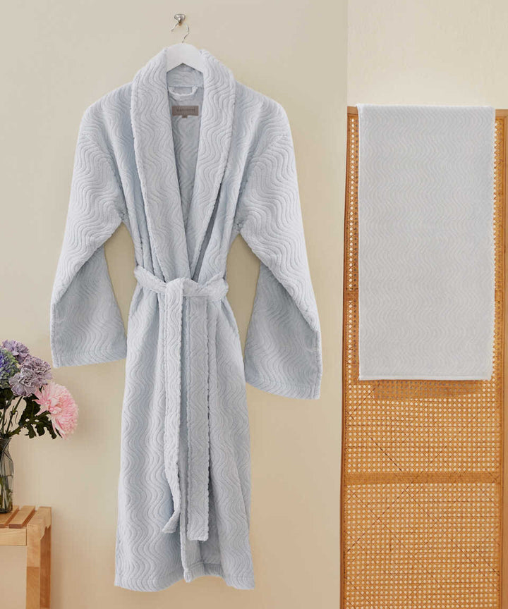Towel Organic, 100% Organic Cotton, blue, 76x152 cm