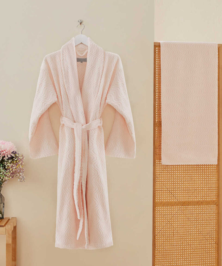 Towel Organic, 100% Organic Cotton, powder pink, 76x152 cm