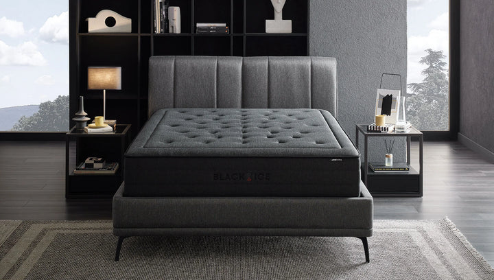 Black Ice Mattress, Extra Hard, Pocket Spring, Double-Sided/Thermoregulatory, 90x200 cm
