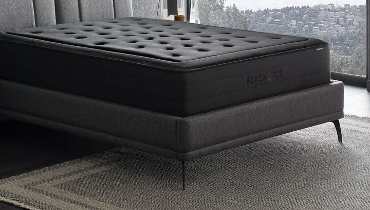 Black Ice Mattress, Extra Hard, Pocket Spring, Double-Sided/Thermoregulatory, 90x200 cm