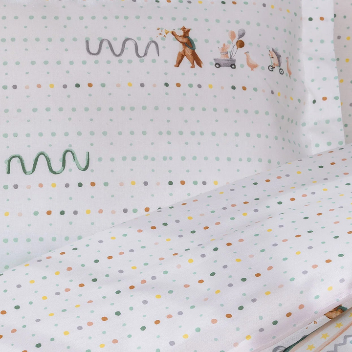 Baby Bedding Set Nutta, for Crib, 100% Organic Cotton, 100x150 cm
