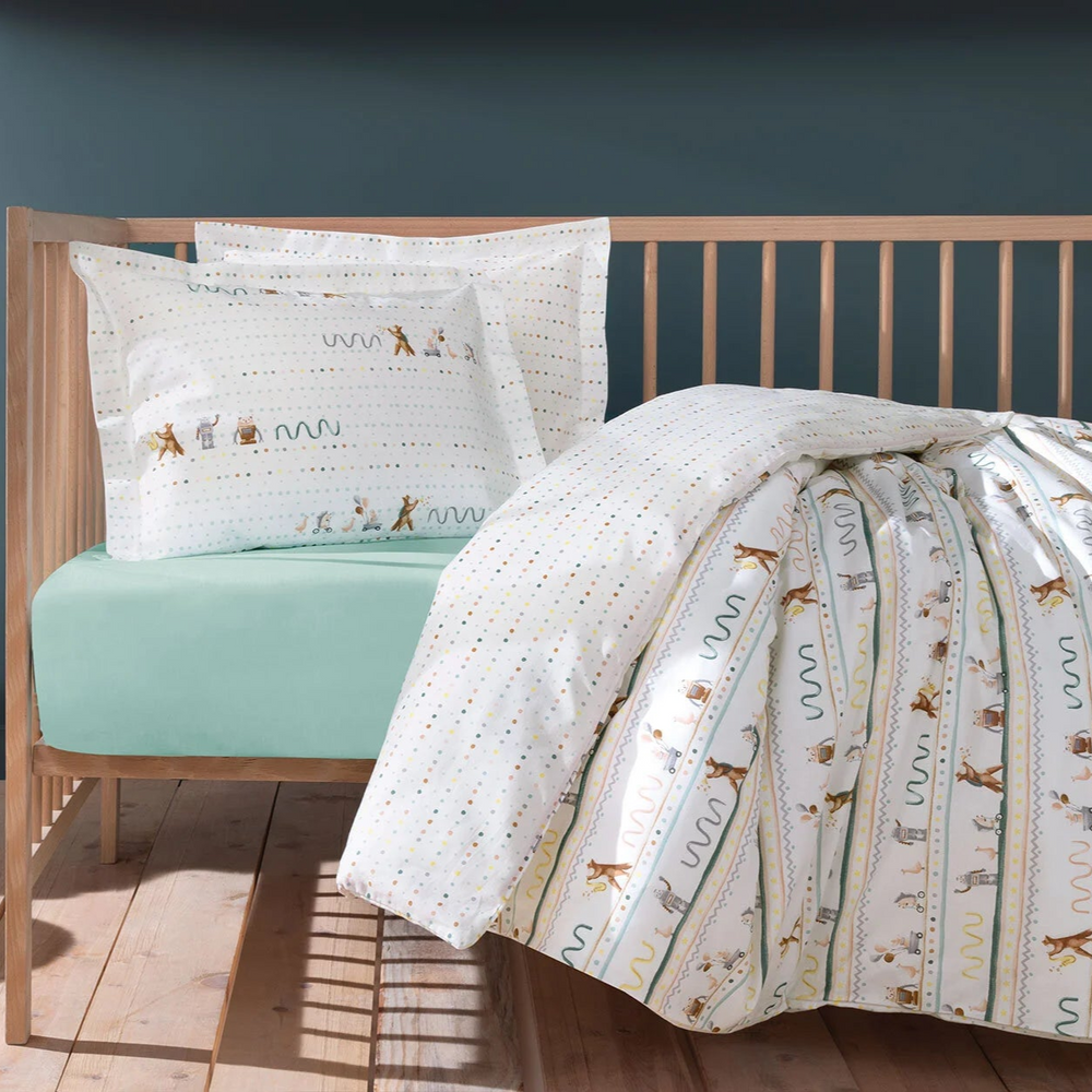 Baby Bedding Set Nutta, for Crib, 100% Organic Cotton, 100x150 cm