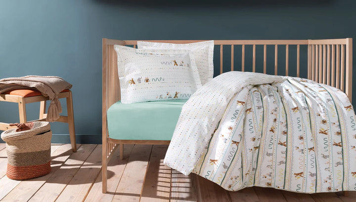 Baby Bedding Set Nutta, for Crib, 100% Organic Cotton, 100x150 cm