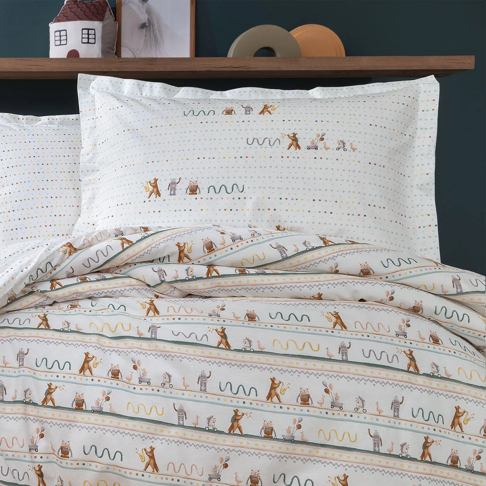 Kids' Bedding Set Nutta, 100% Renforcé Cotton, 160x220 cm
