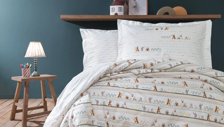 Kids' Bedding Set Nutta, 100% Renforcé Cotton, 160x220 cm