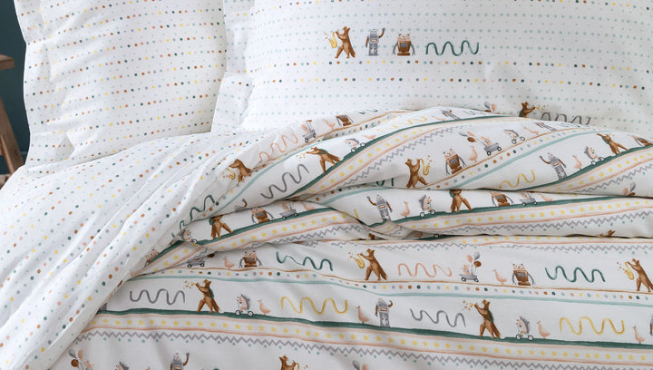 Kids' Bedding Set Nutta, 100% Renforcé Cotton, 160x220 cm