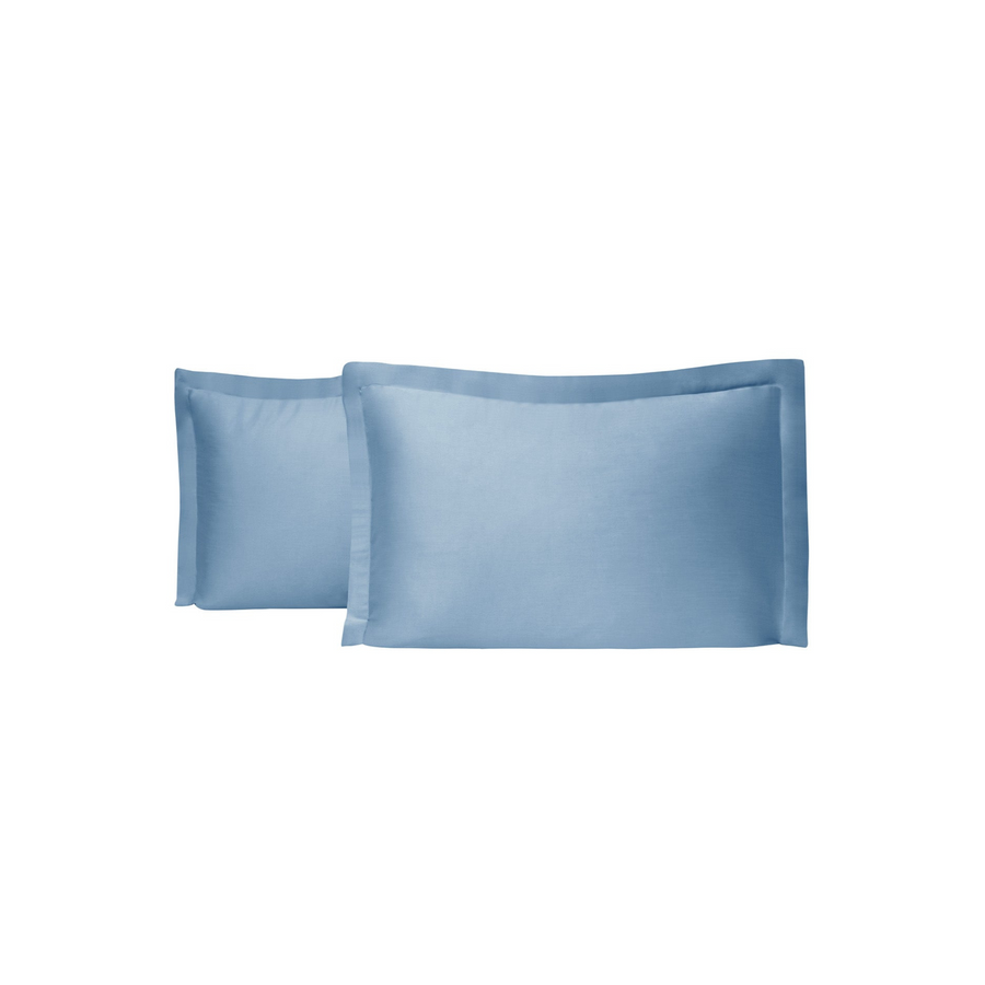 Shelly Maisy Pillowcase Set, Bamboo Sateen, Blue, 2 pcs, 50x70 cm