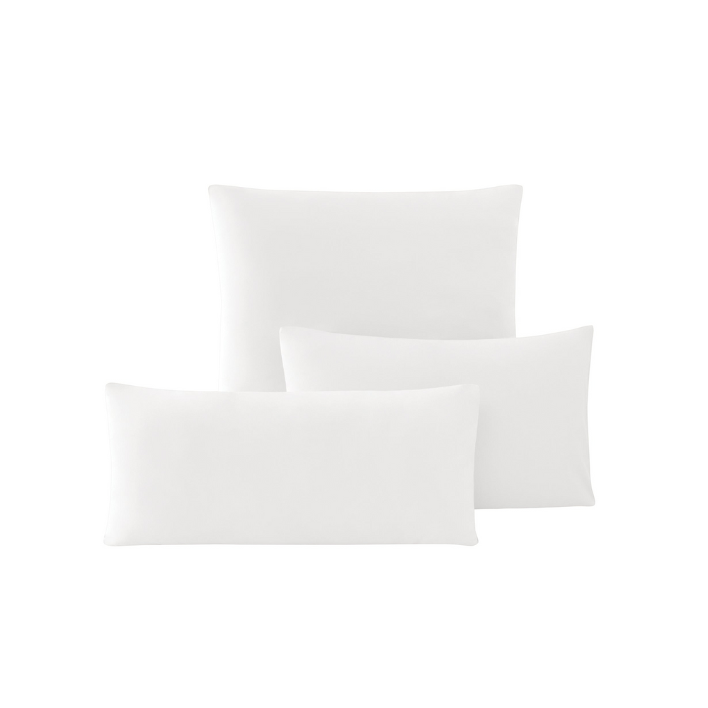 Renforcé Cotton Pillowcases Plain, 2 pcs, 100% Cotton, white, 40x80 cm