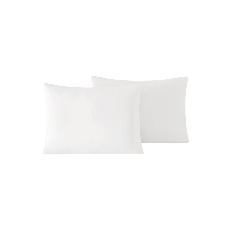 Renforcé Cotton Pillowcases Plain, 2 pcs, 100% Cotton, white, 40x50 cm