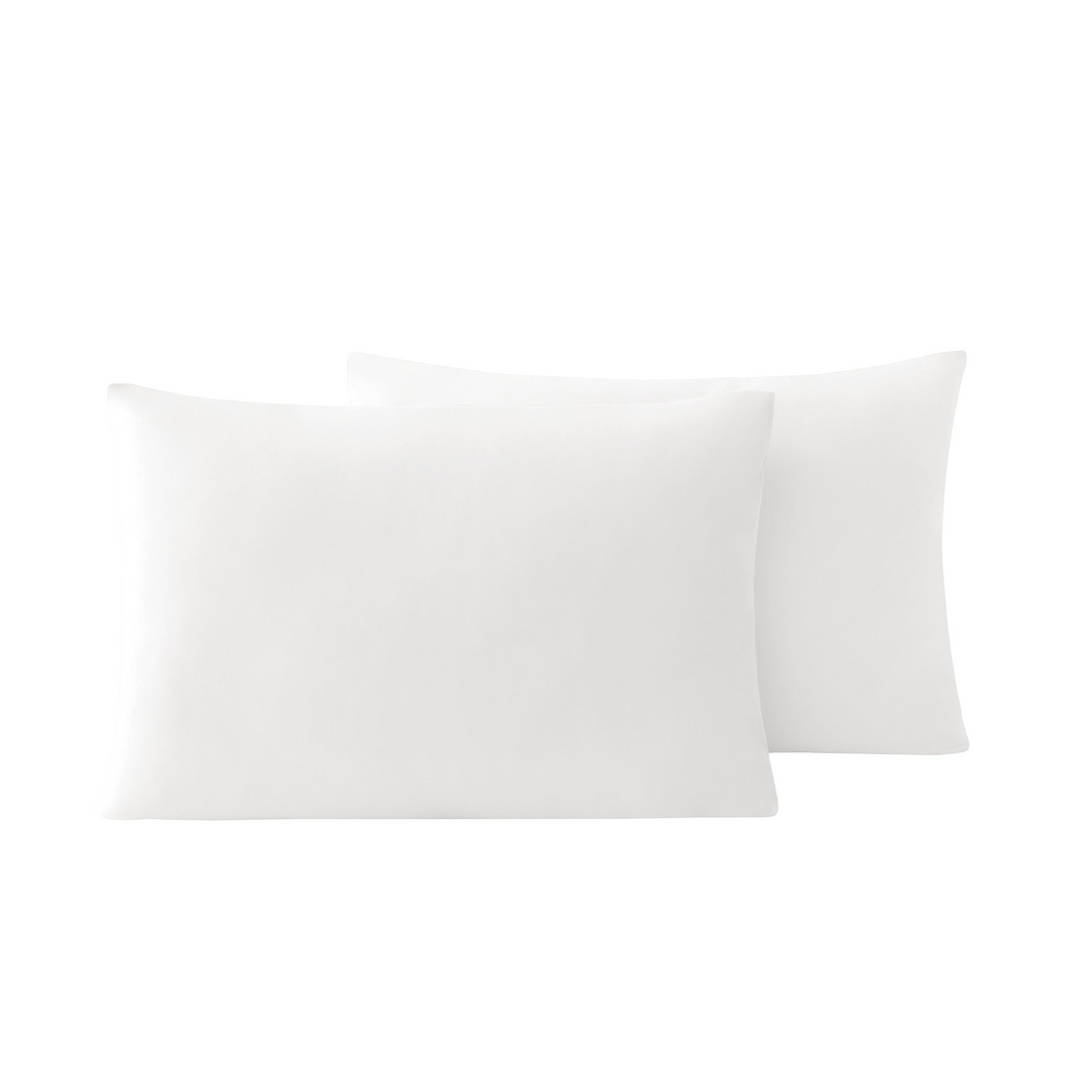 Renforcé Cotton Pillowcases Plain, 2 pcs, 100% Cotton, white, 60x80 cm