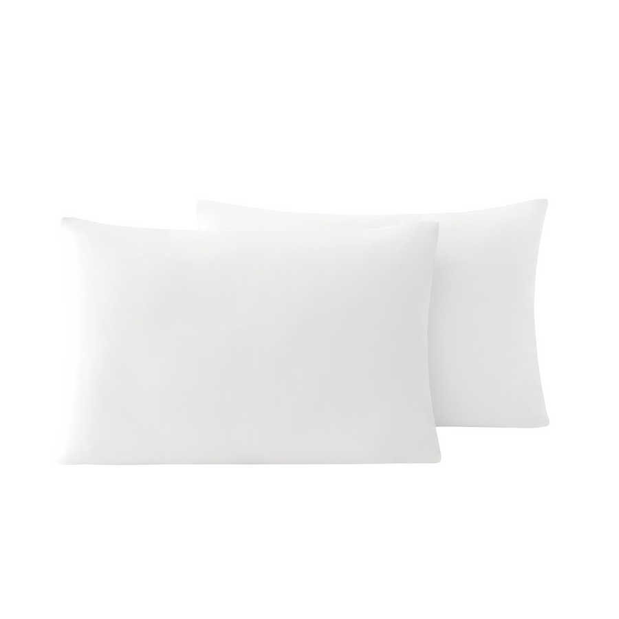 Renforcé Cotton Pillowcases Plain, 2 pcs, 100% Cotton, white, 60x80 cm