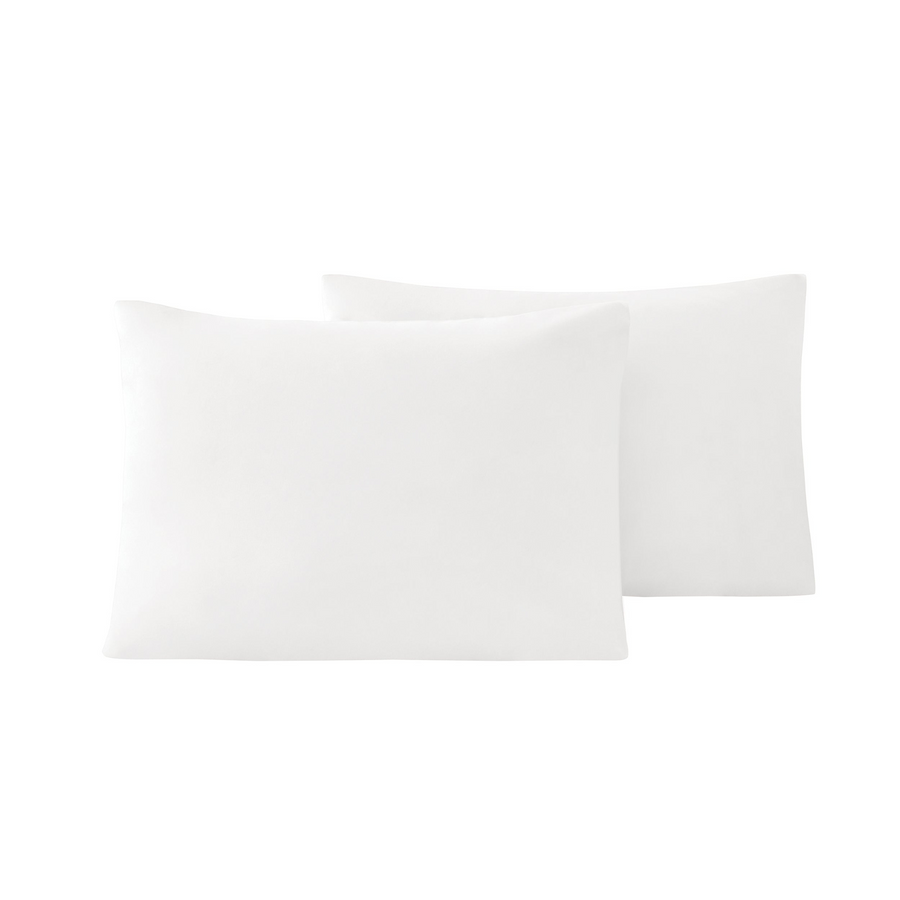 Renforcé Cotton Pillowcases Plain, 2 pcs, 100% Cotton, white, 70x90 cm