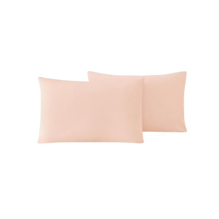 Renforcé Cotton Pillowcases Plain, 2 pcs, 100% Cotton, pink, 50x70 cm
