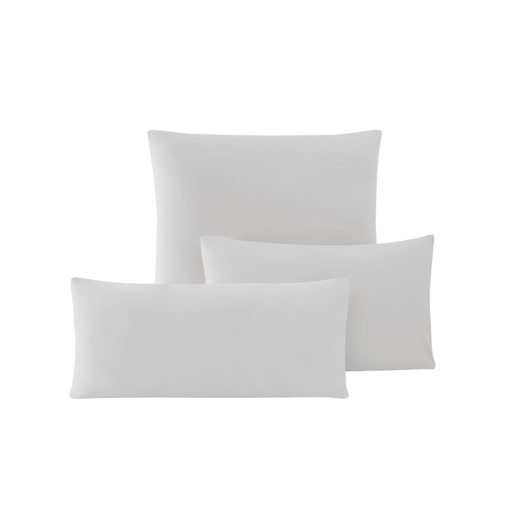Renforcé Cotton Pillowcases Plain, 2 pcs, 100% Cotton, grey, 80x80 cm
