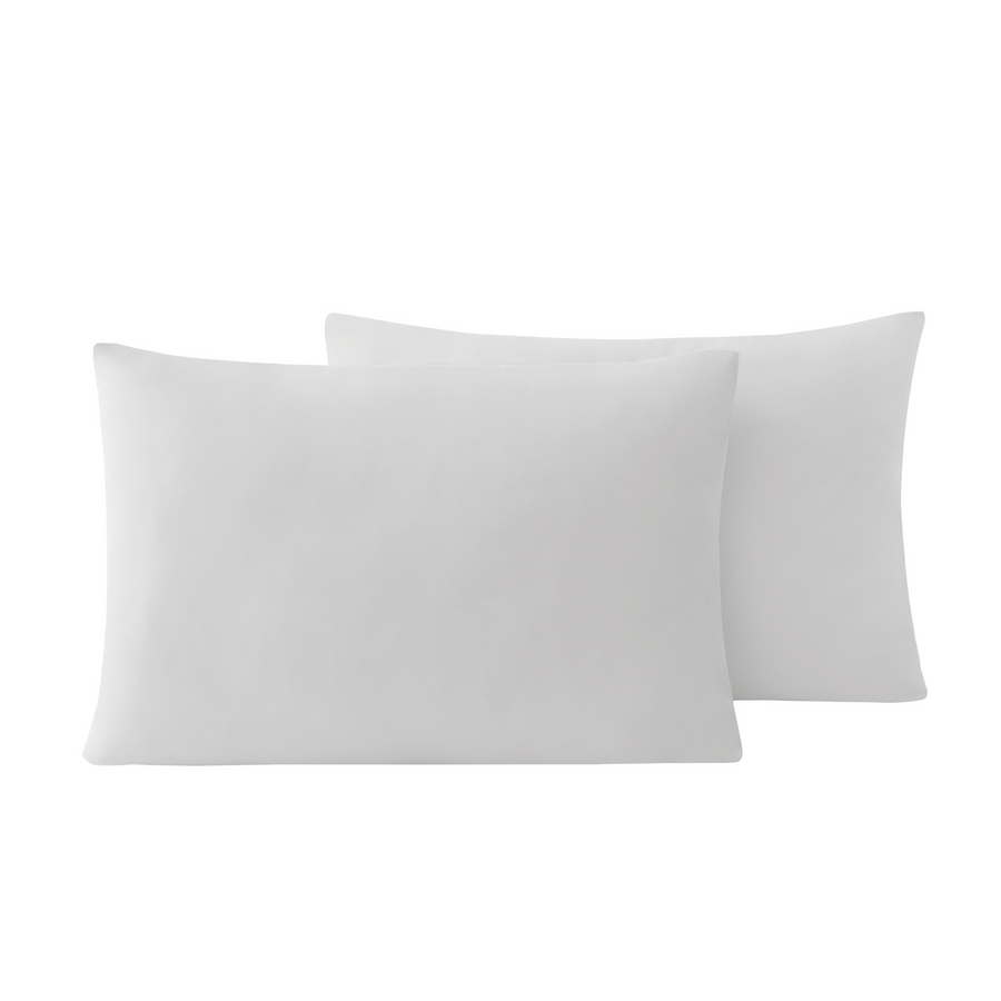 Renforcé Cotton Pillowcases Plain, 2 pcs, 100% Cotton, grey, 60x80 cm