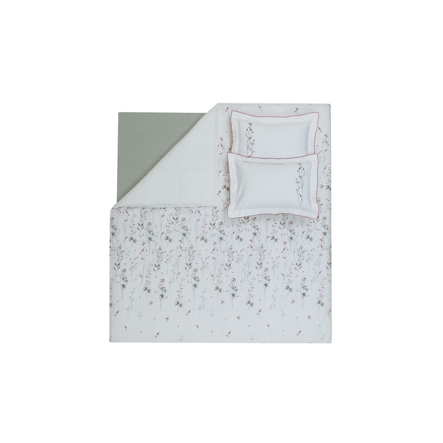 Cotton Duvet Cover Set Liset, with Bed Sheet, 240x220 cm