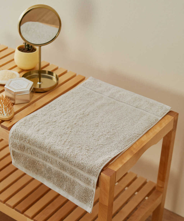 Cotton Towel Micro Touch, 100% Premium Cotton, Beige, 50x100 cm